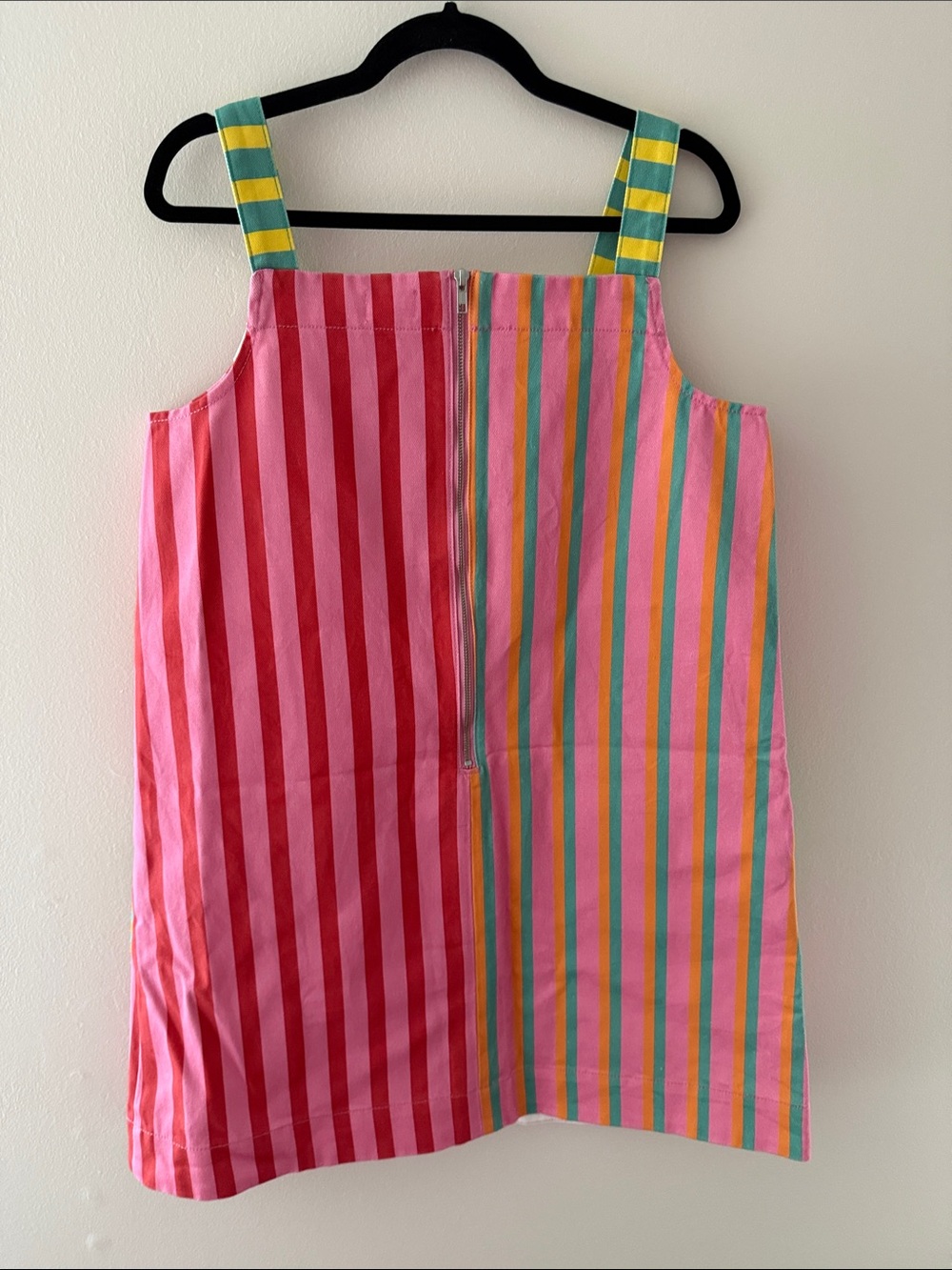 gorman Pink, Red, Yellow, Green Striped Pinafore Dress - Picture 2 of 6